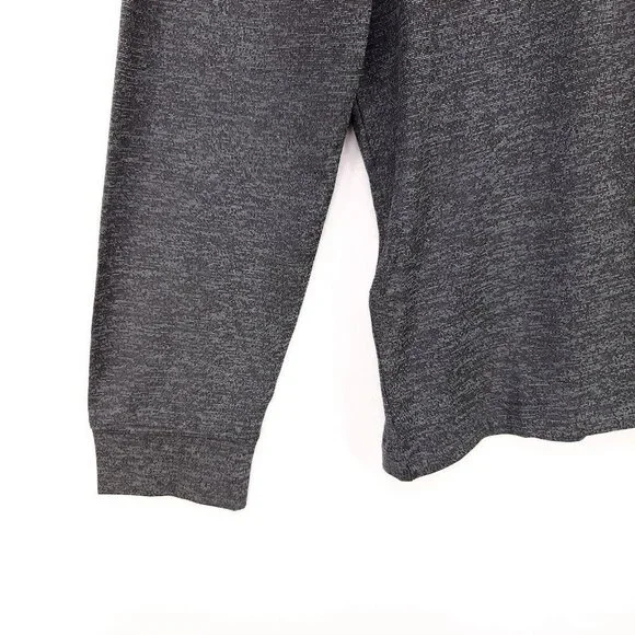 PGA Tour Quarter Zip Pullover Long Sleeve Men's Medium Polyester Golf Shirt Gray - Picture 11 of 13